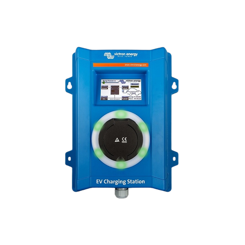Victron Energy borne de recharge pour VE - 7,3kW en Mono et 22kW en Tri - Wifi - Ecran LCD (EVC300400300)