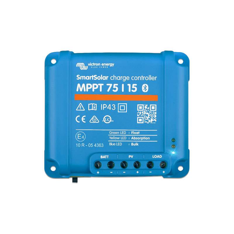 Régulateur de charge MPPT SmartSolar MPPT 75/15 - 12/24Vdc, 30Adc, 75Voc max.