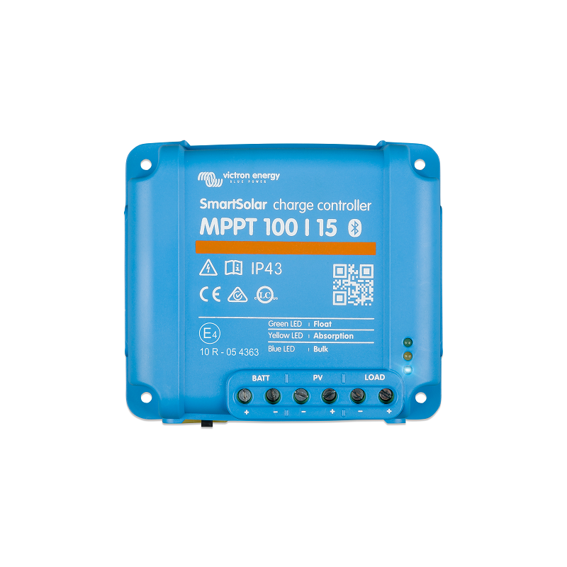 Régulateur de charge MPPT SmartSolar MPPT 100/15 - 12/24Vdc, 15Adc, 100Voc max.