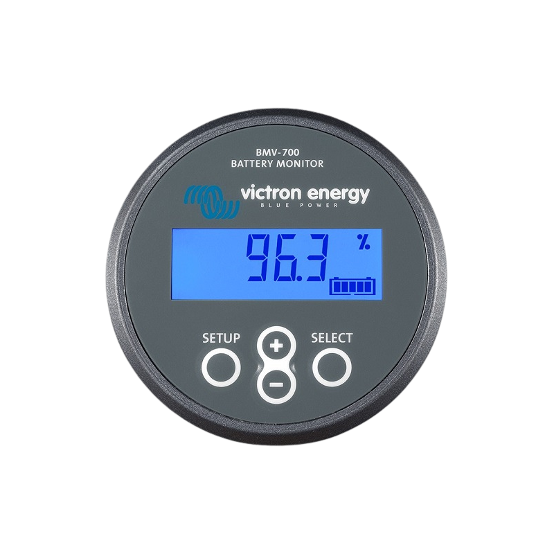 Monitoring Batterie BMV700 - 9,5-90Vdc, 500Adc max, contact d'alarme, VE.Direct, livré avec 10 mètres de câble - Victron Energy