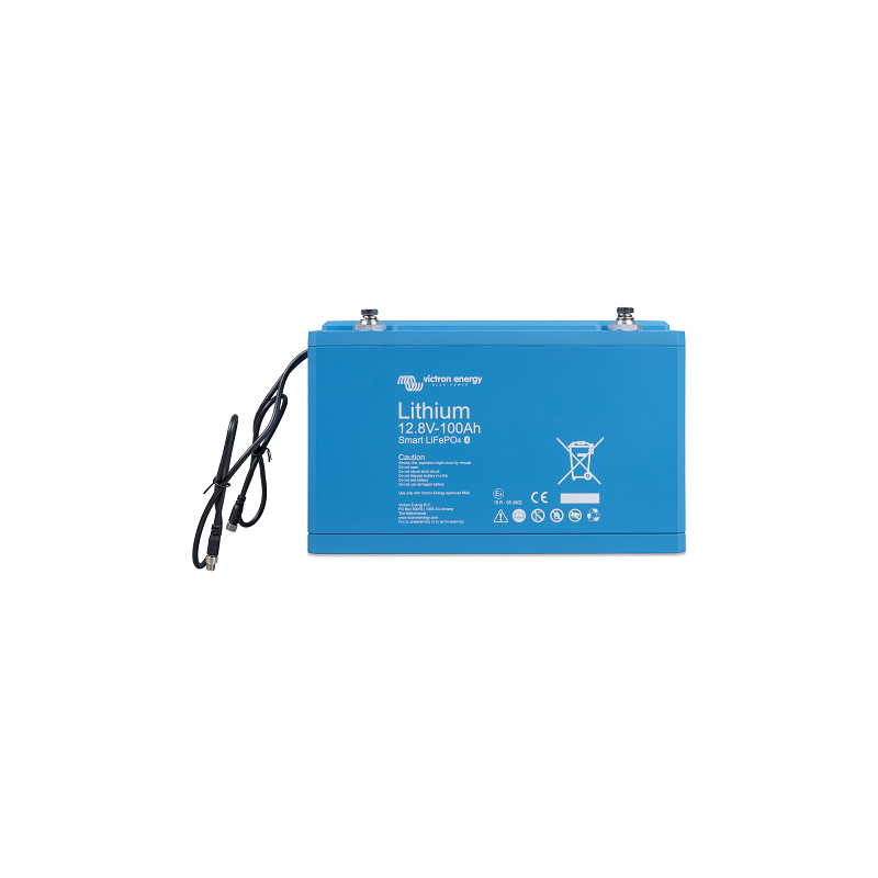 Batterie étanche LiFePO4 12,8V 100Ah BMS - Smart - Victron Energy