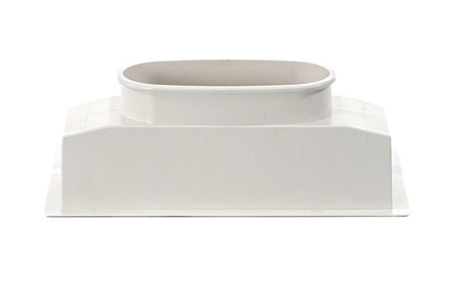 Plénum en ABS pour grille de soufflage de 300x150mm diam 160