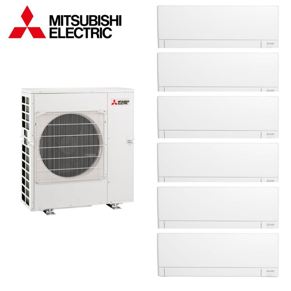 Ensemble 6 split MXZ-6F120VF2/1xMSZ-AY50VGK/5xMSZ-AY15VGK