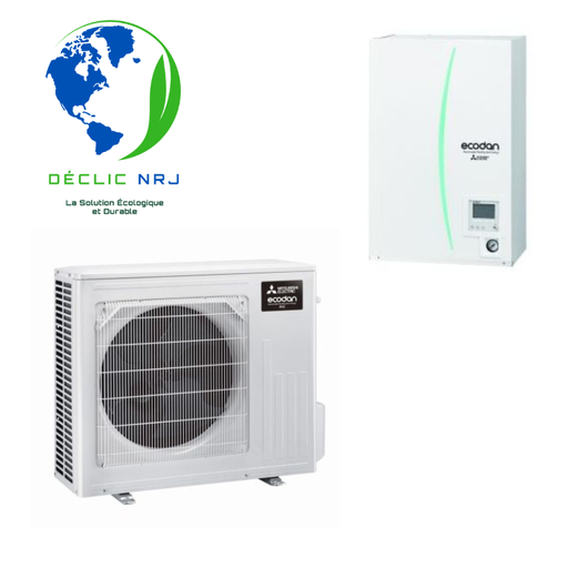 [SUZ-SWM40VA2/ ERST17D-VM6BE]  Kit Eco Inverter Duo 4 avec ECS intégrée 170L 2 zones