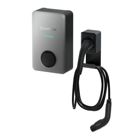 [EN/CHARGER-IQEVSE] Enphase borne de recharge IQ EV Charger 2 - Type T2S - 1,4 à 7,4 kW Monophasé & 11 à 22 kW Triphasé - Lecteur RFID - Wifi/RJ45 - Grise (IQ-EVSE-EU-3032-0005 1300)