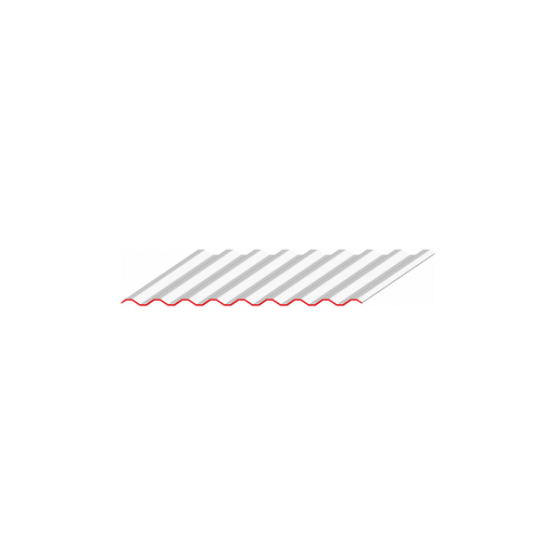 [BA/RIVE-COV1030-1.3-R] Bande de rive 75/100 prélaquée (30x1300x234) RAL8012 (Rouge Tuiles)