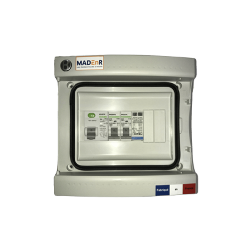 [CO/AC-9K-3E ] Coffret AC - (9 à 12 kW micro-ondu. APS) > câbler en 3G6² - 3 ent. 20A - 1 sort. + 1 diff. 63A 30mA type F + emplacement ECU-C et alim + Paraf. II - IP65 (21200936)