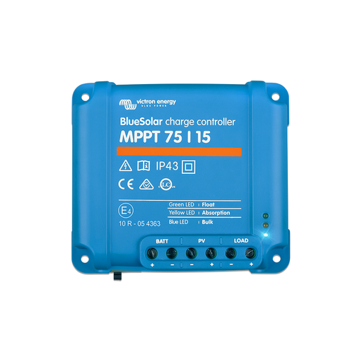 [VIC/BLU-MPPT-75/15] Régulateur de charge MPPT BlueSolar MPPT 75/15 - 12/24Vdc, 15Adc, 75Voc max