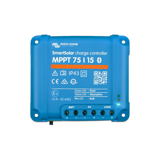[VIC/SMART-MPPT-75/15] Régulateur de charge MPPT SmartSolar MPPT 75/15 - 12/24Vdc, 30Adc, 75Voc max.