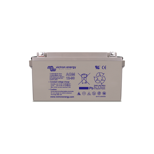 [VIC/AGM12/90] Batterie étanche AGM 12V 90Ah (C20) avec cosses filetées - Victron Energy