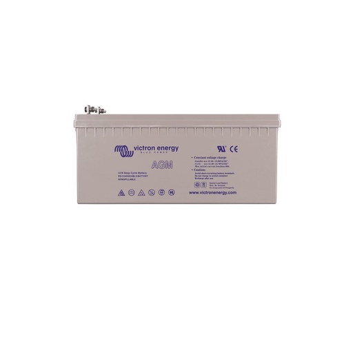[VIC/AGM12/240] Batterie étanche AGM 12V 240Ah (C20) avec cosses filetées - Victron Energy