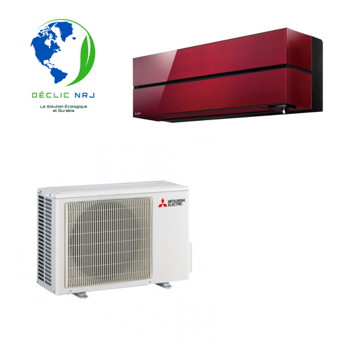 [MSZ-LN25VG2R/MUZ-LN25VGHZ2] Ensemble MSZ-LN25VG2R/MUZ-LN25VGHZ2 Mural Design Premium + Hyper Heating